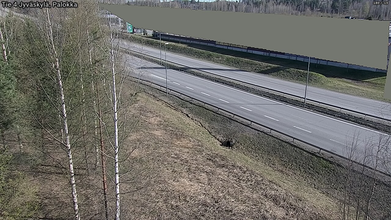 Weather Camera Image Väg 4 Jyväskylä, Palokka, Jyväskylä, Keski-Suomi