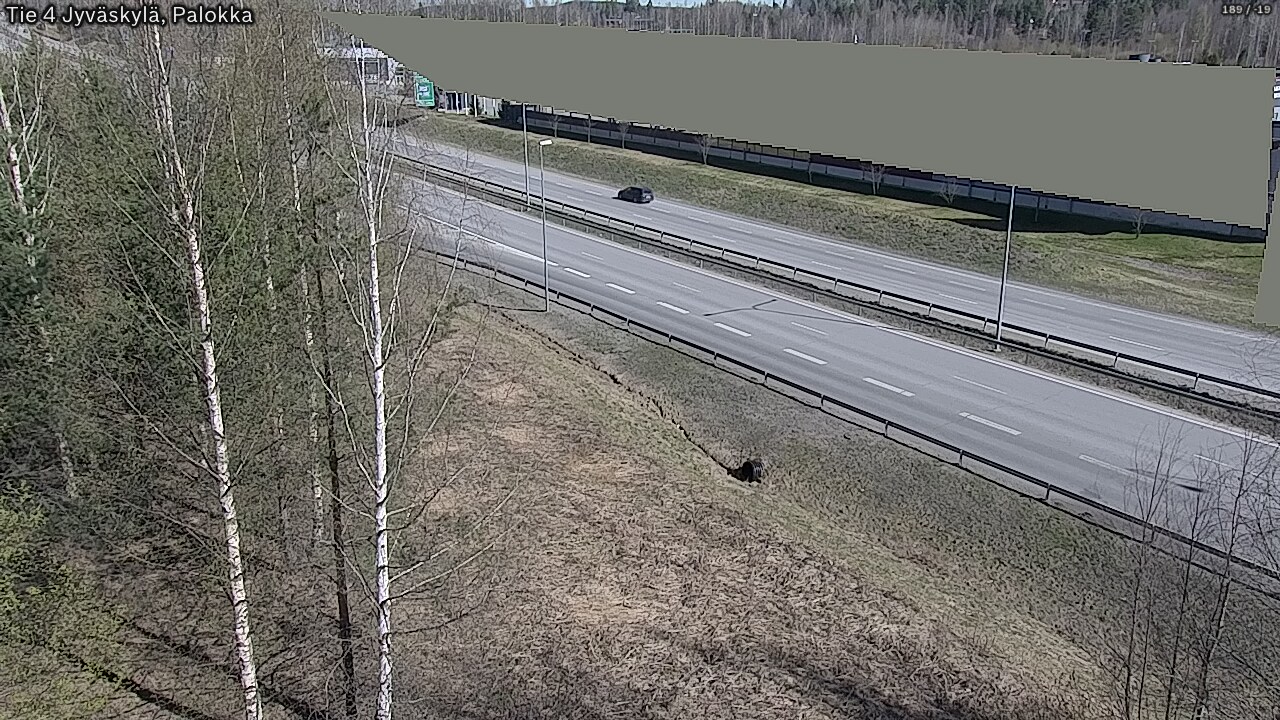 Weather Camera Image Väg 4 Jyväskylä, Palokka, Jyväskylä, Keski-Suomi