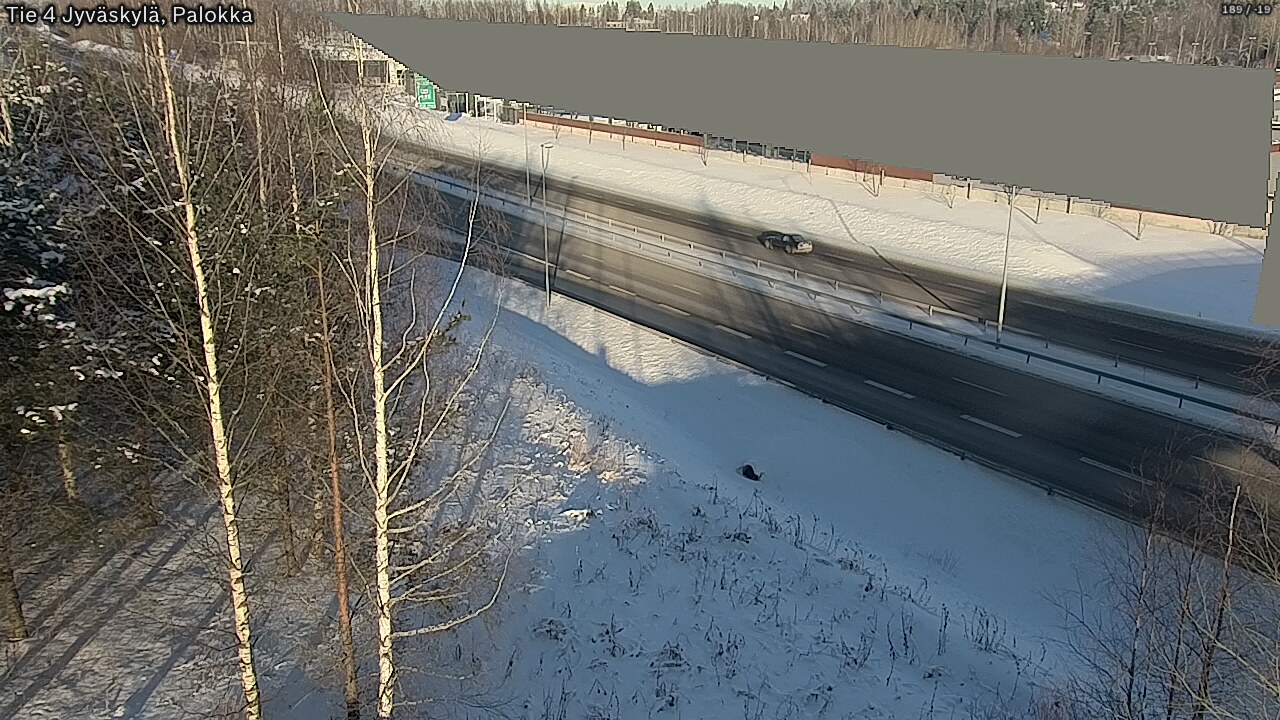 Weather Camera Image Väg 4 Jyväskylä, Palokka, Jyväskylä, Keski-Suomi