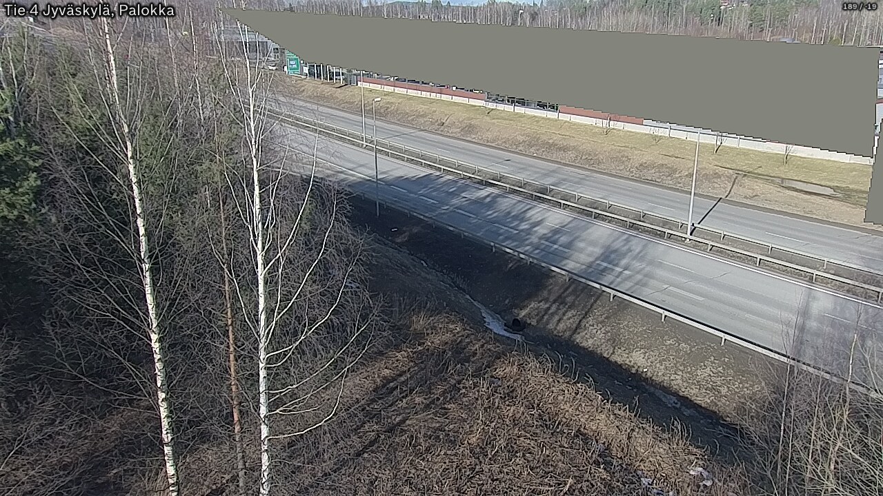 Weather Camera Image Road 4 Jyväskylä, Palokka, Jyväskylä, Keski-Suomi