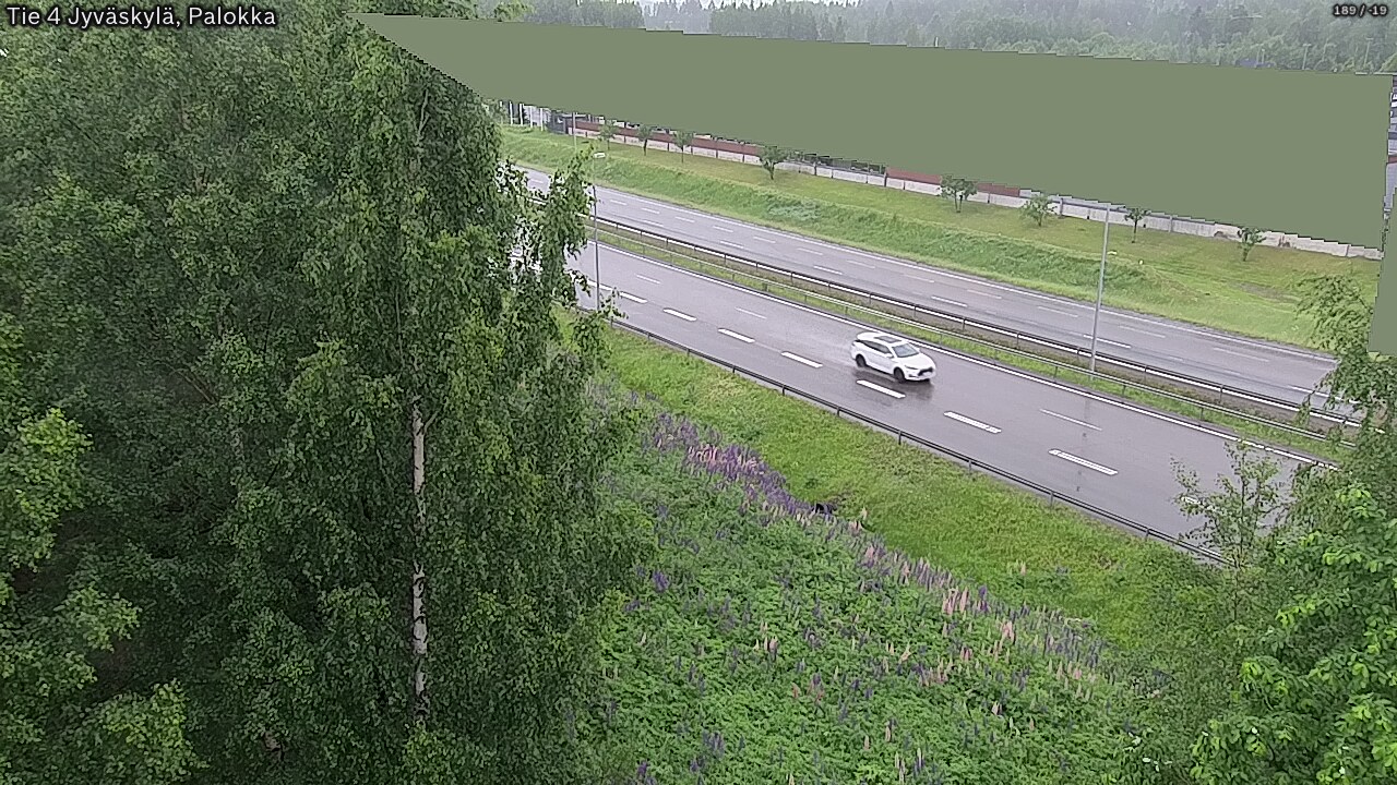 Weather Camera Image Väg 4 Jyväskylä, Palokka, Jyväskylä, Keski-Suomi