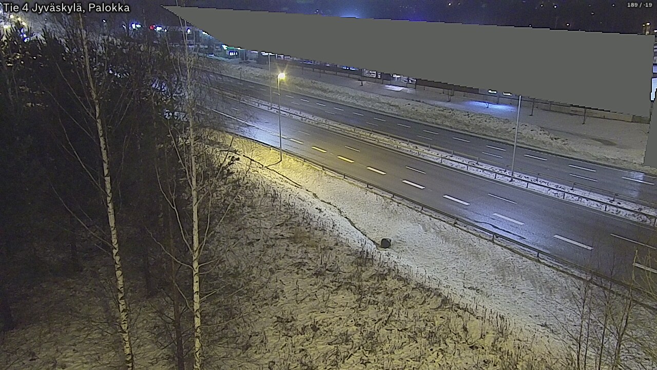 Weather Camera Image Väg 4 Jyväskylä, Palokka, Jyväskylä, Keski-Suomi