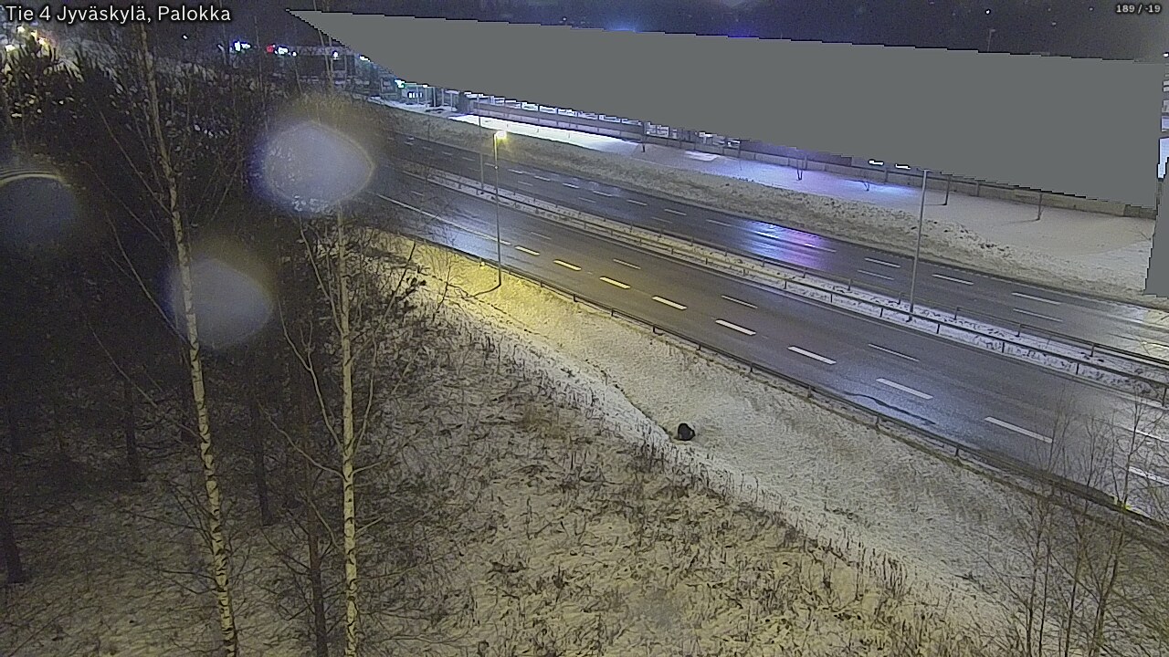 Weather Camera Image Väg 4 Jyväskylä, Palokka, Jyväskylä, Keski-Suomi