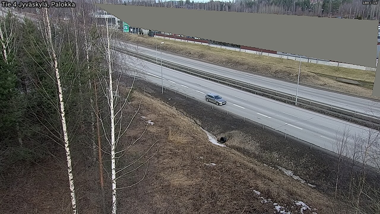 Weather Camera Image Väg 4 Jyväskylä, Palokka, Jyväskylä, Keski-Suomi