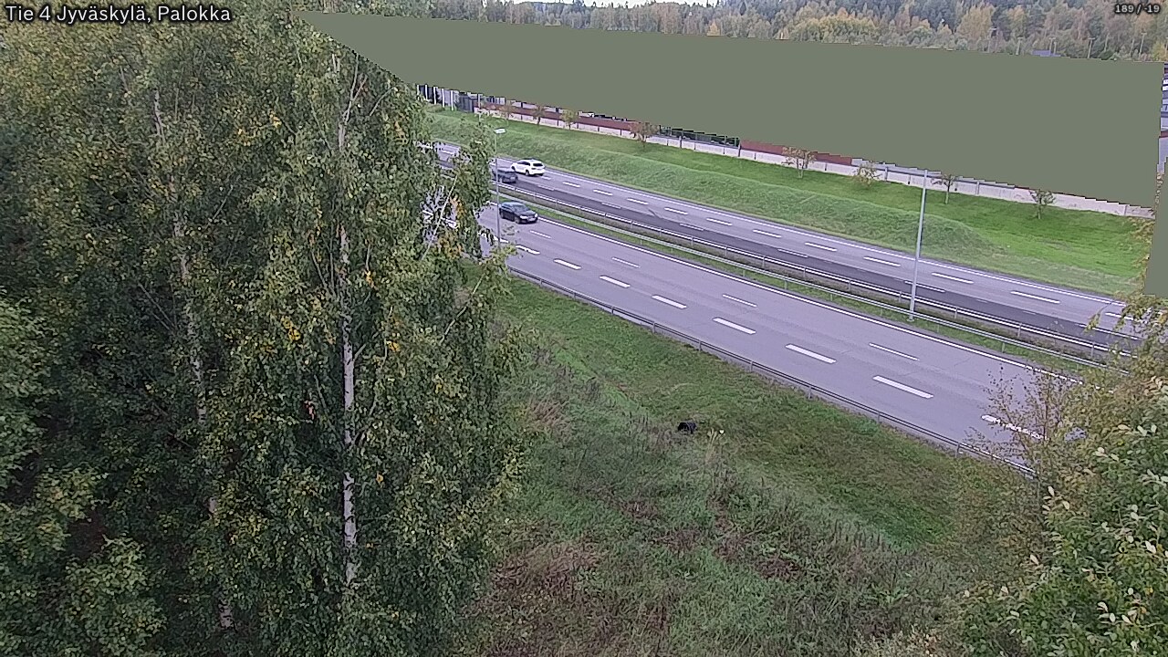 Weather Camera Image Road 4 Jyväskylä, Palokka, Jyväskylä, Keski-Suomi