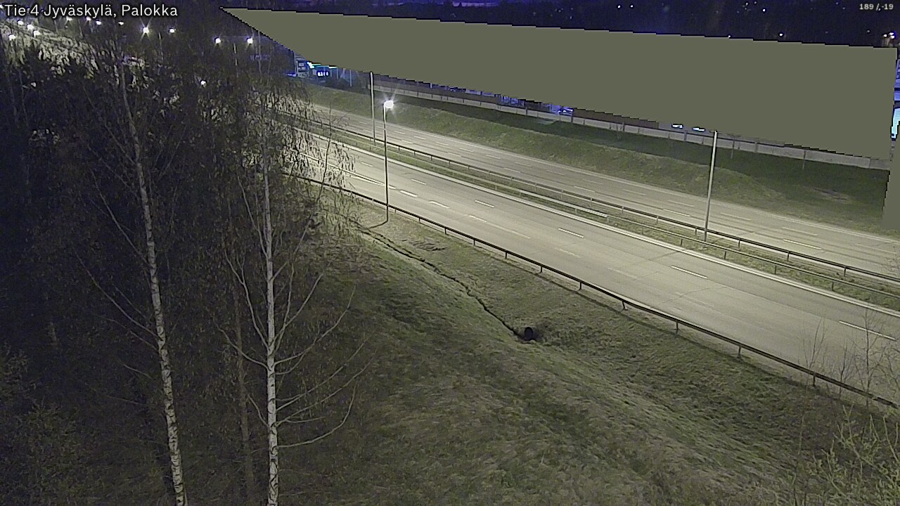 Weather Camera Image Väg 4 Jyväskylä, Palokka, Jyväskylä, Keski-Suomi