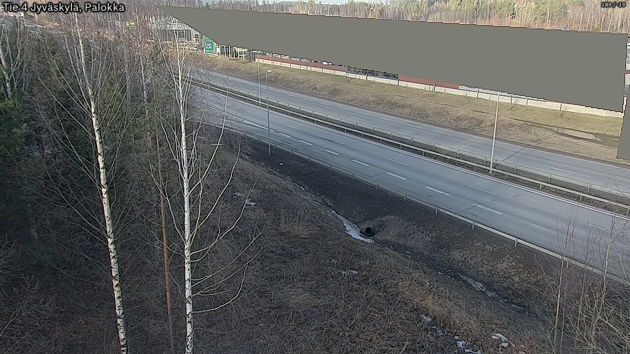 Weather Camera Image Road 4 Jyväskylä, Palokka, Jyväskylä, Keski-Suomi