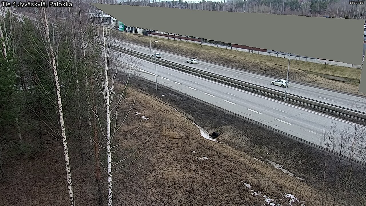Weather Camera Image Väg 4 Jyväskylä, Palokka, Jyväskylä, Keski-Suomi