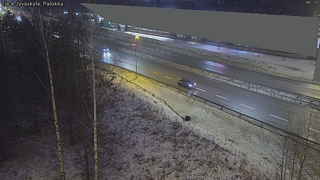Weather Camera Image Väg 4 Jyväskylä, Palokka, Jyväskylä, Keski-Suomi