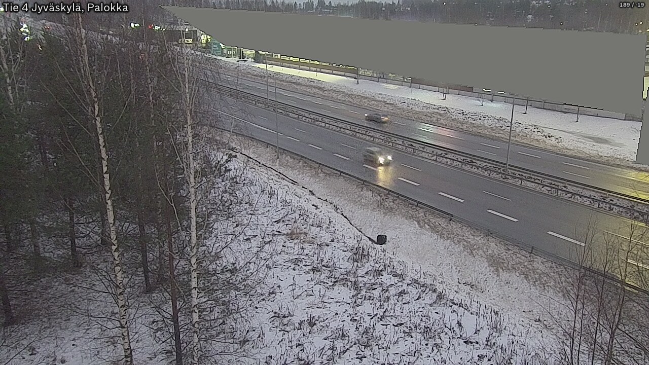 Weather Camera Image Väg 4 Jyväskylä, Palokka, Jyväskylä, Keski-Suomi