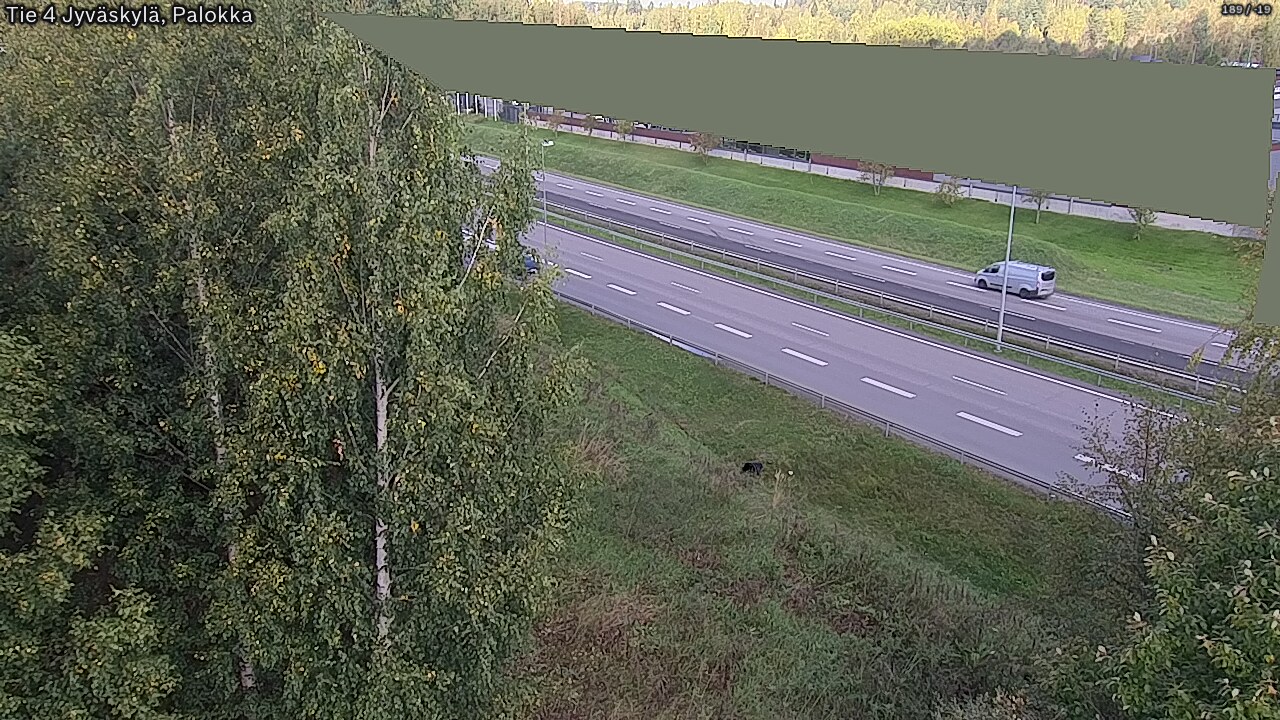 Weather Camera Image Road 4 Jyväskylä, Palokka, Jyväskylä, Keski-Suomi