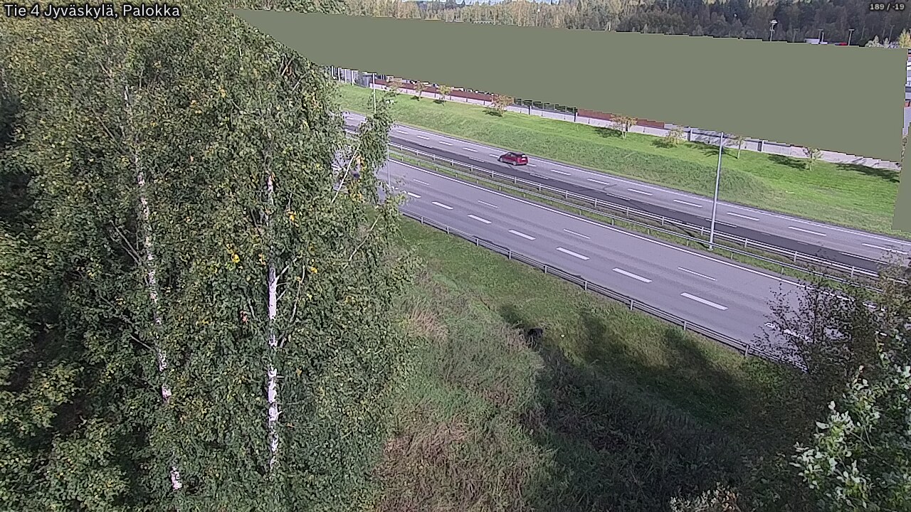 Weather Camera Image Road 4 Jyväskylä, Palokka, Jyväskylä, Keski-Suomi