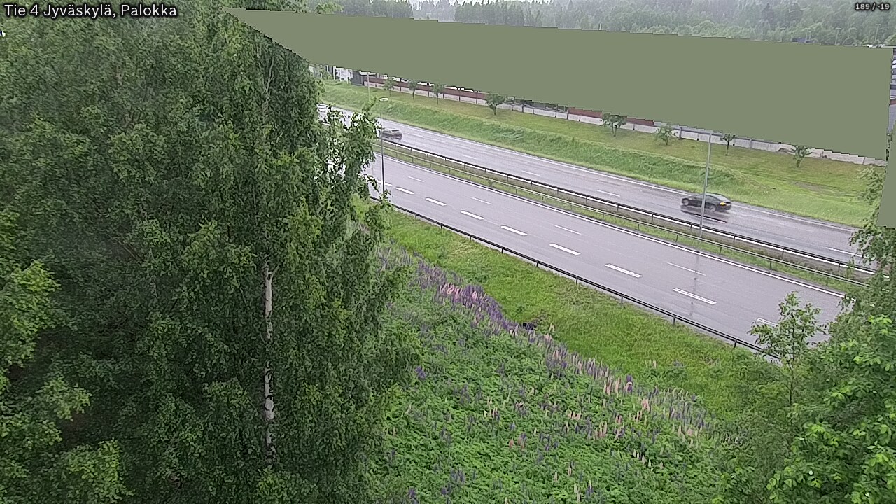 Weather Camera Image Road 4 Jyväskylä, Palokka, Jyväskylä, Keski-Suomi