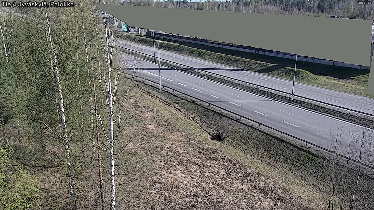 Weather Camera Image Road 4 Jyväskylä, Palokka, Jyväskylä, Keski-Suomi