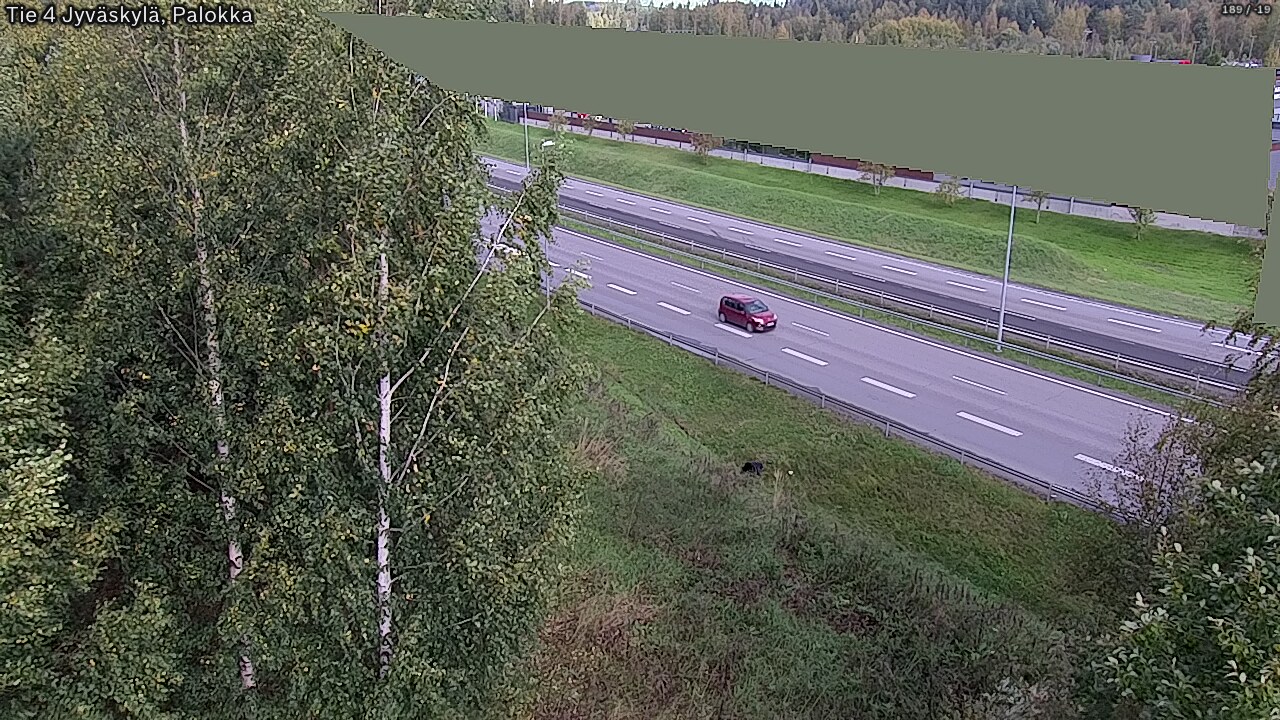 Weather Camera Image Road 4 Jyväskylä, Palokka, Jyväskylä, Keski-Suomi