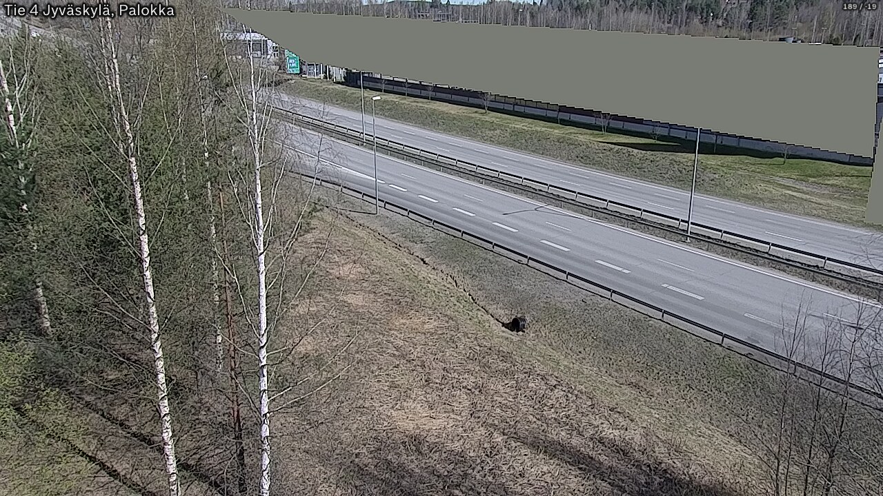 Weather Camera Image Väg 4 Jyväskylä, Palokka, Jyväskylä, Keski-Suomi