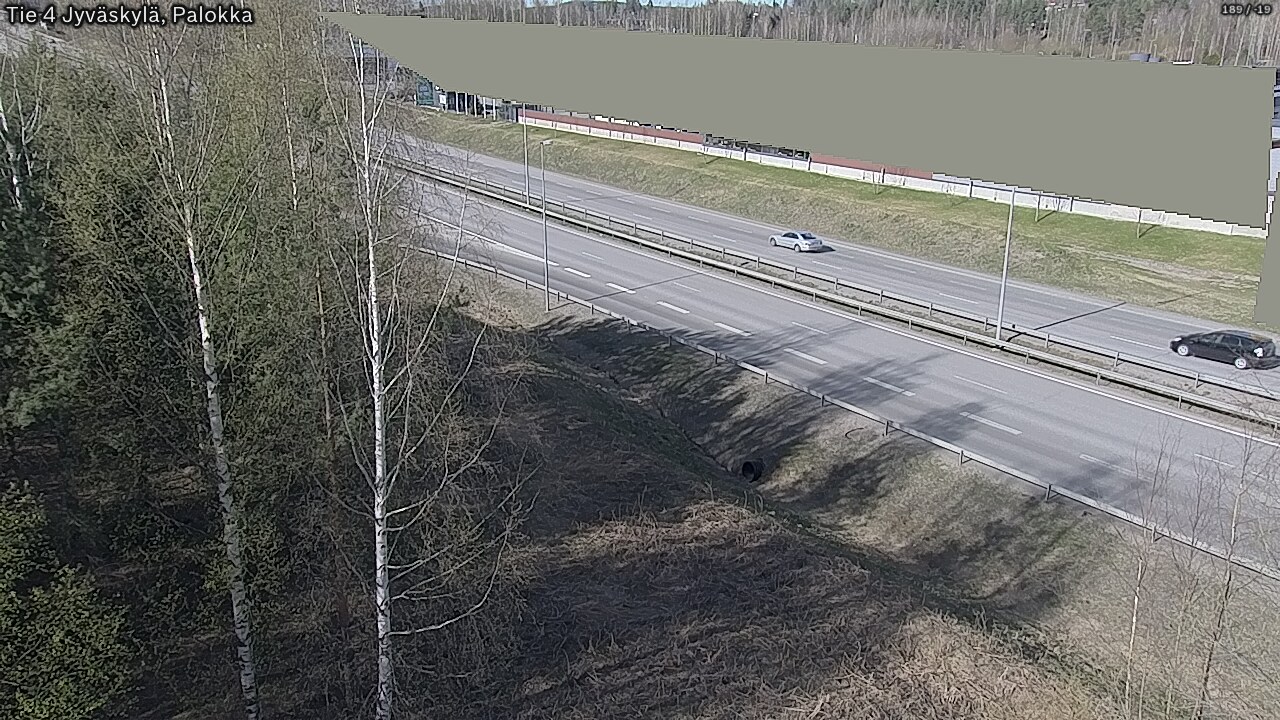 Weather Camera Image Väg 4 Jyväskylä, Palokka, Jyväskylä, Keski-Suomi