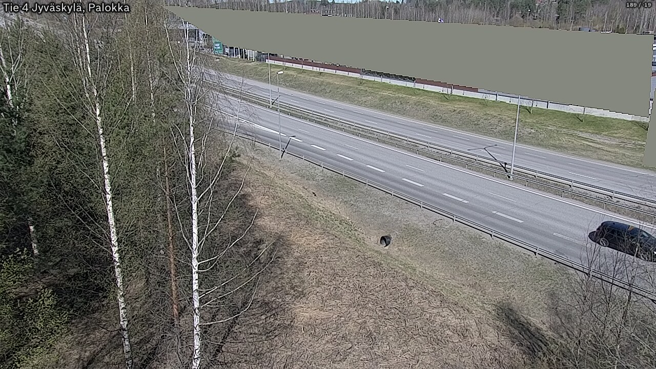 Weather Camera Image Väg 4 Jyväskylä, Palokka, Jyväskylä, Keski-Suomi