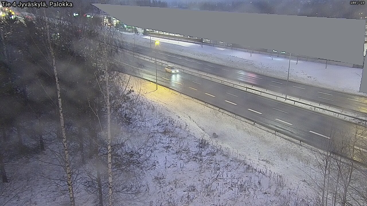 Weather Camera Image Väg 4 Jyväskylä, Palokka, Jyväskylä, Keski-Suomi
