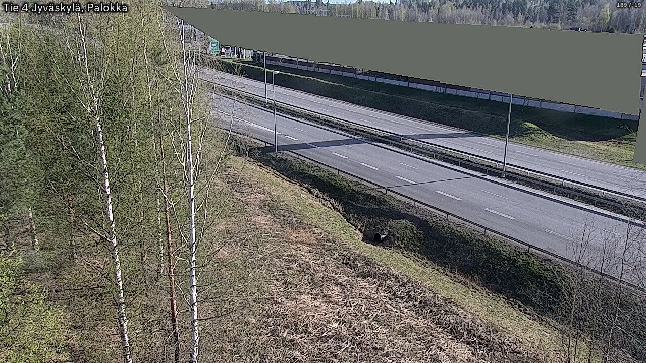Weather Camera Image Road 4 Jyväskylä, Palokka, Jyväskylä, Keski-Suomi
