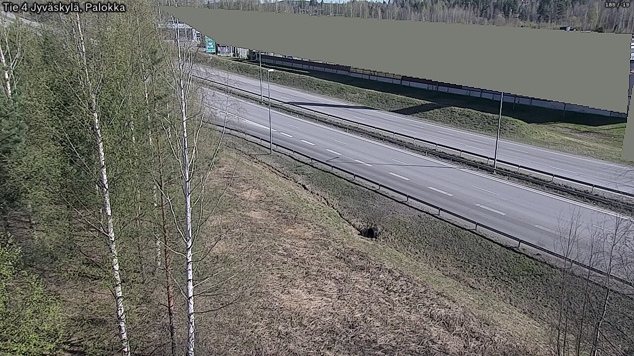 Weather Camera Image Road 4 Jyväskylä, Palokka, Jyväskylä, Keski-Suomi