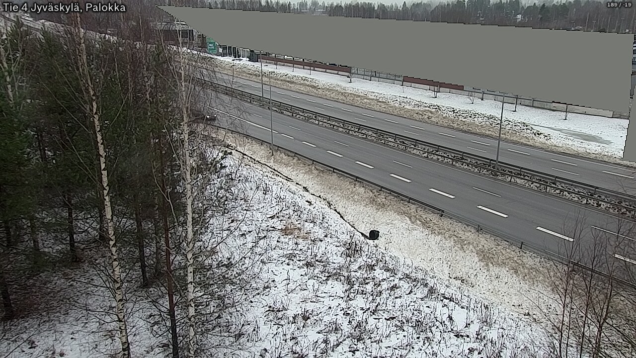 Weather Camera Image Väg 4 Jyväskylä, Palokka, Jyväskylä, Keski-Suomi