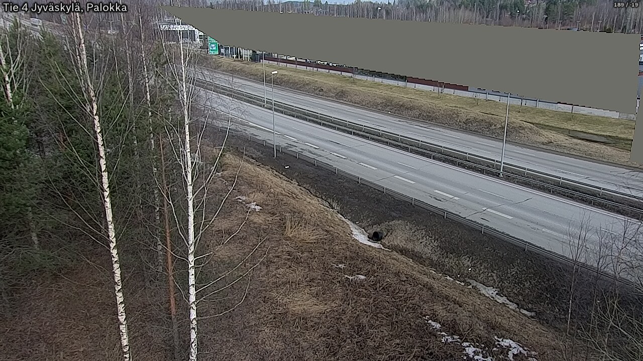 Weather Camera Image Väg 4 Jyväskylä, Palokka, Jyväskylä, Keski-Suomi