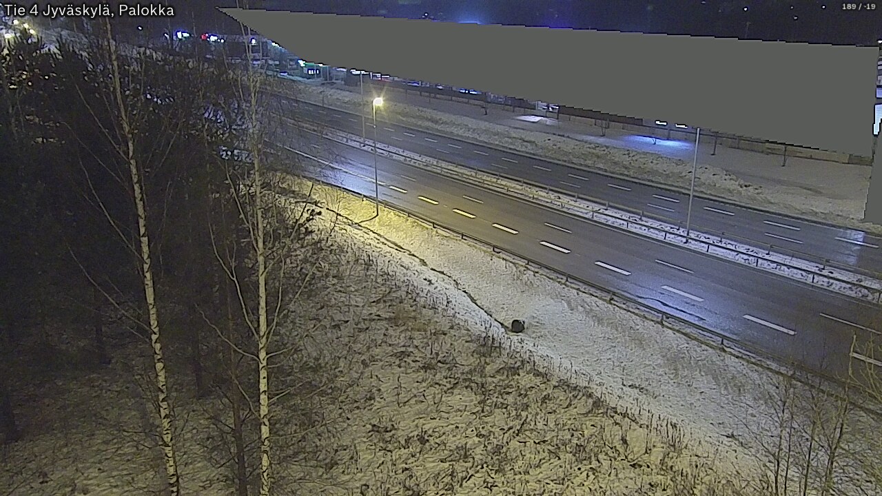 Weather Camera Image Väg 4 Jyväskylä, Palokka, Jyväskylä, Keski-Suomi