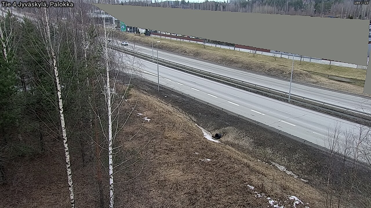 Weather Camera Image Väg 4 Jyväskylä, Palokka, Jyväskylä, Keski-Suomi