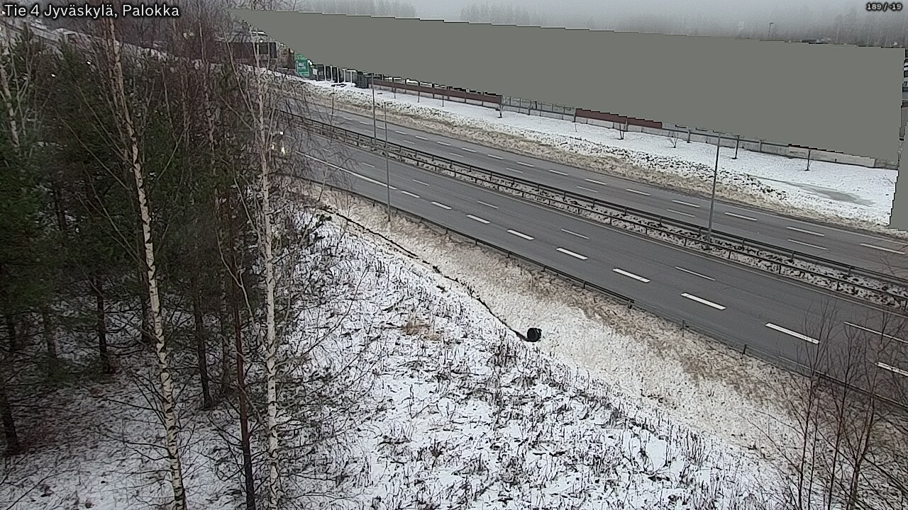 Weather Camera Image Väg 4 Jyväskylä, Palokka, Jyväskylä, Keski-Suomi