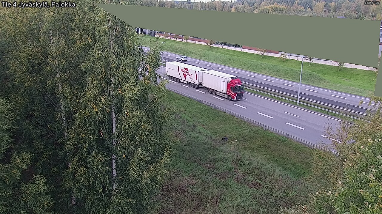 Weather Camera Image Road 4 Jyväskylä, Palokka, Jyväskylä, Keski-Suomi