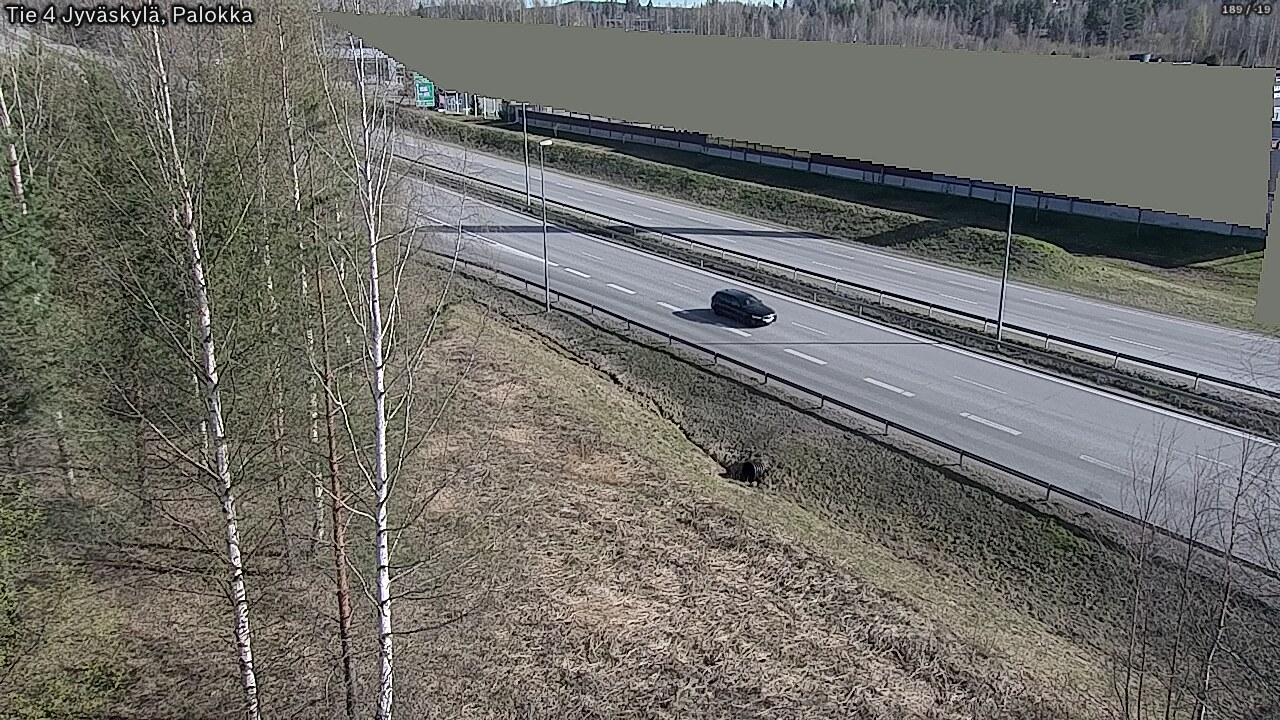 Weather Camera Image Väg 4 Jyväskylä, Palokka, Jyväskylä, Keski-Suomi