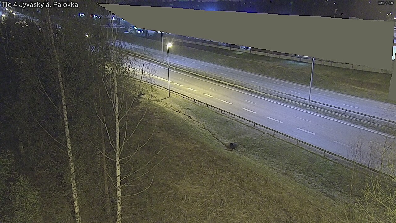 Weather Camera Image Väg 4 Jyväskylä, Palokka, Jyväskylä, Keski-Suomi