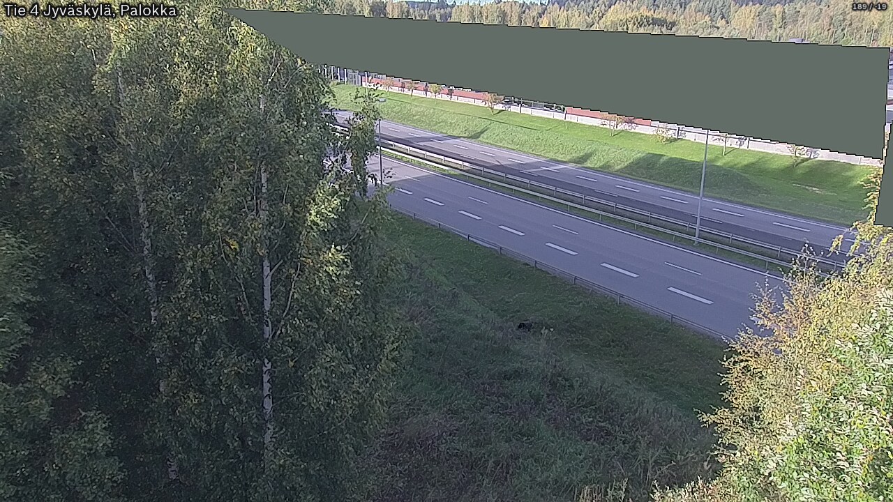 Weather Camera Image Road 4 Jyväskylä, Palokka, Jyväskylä, Keski-Suomi