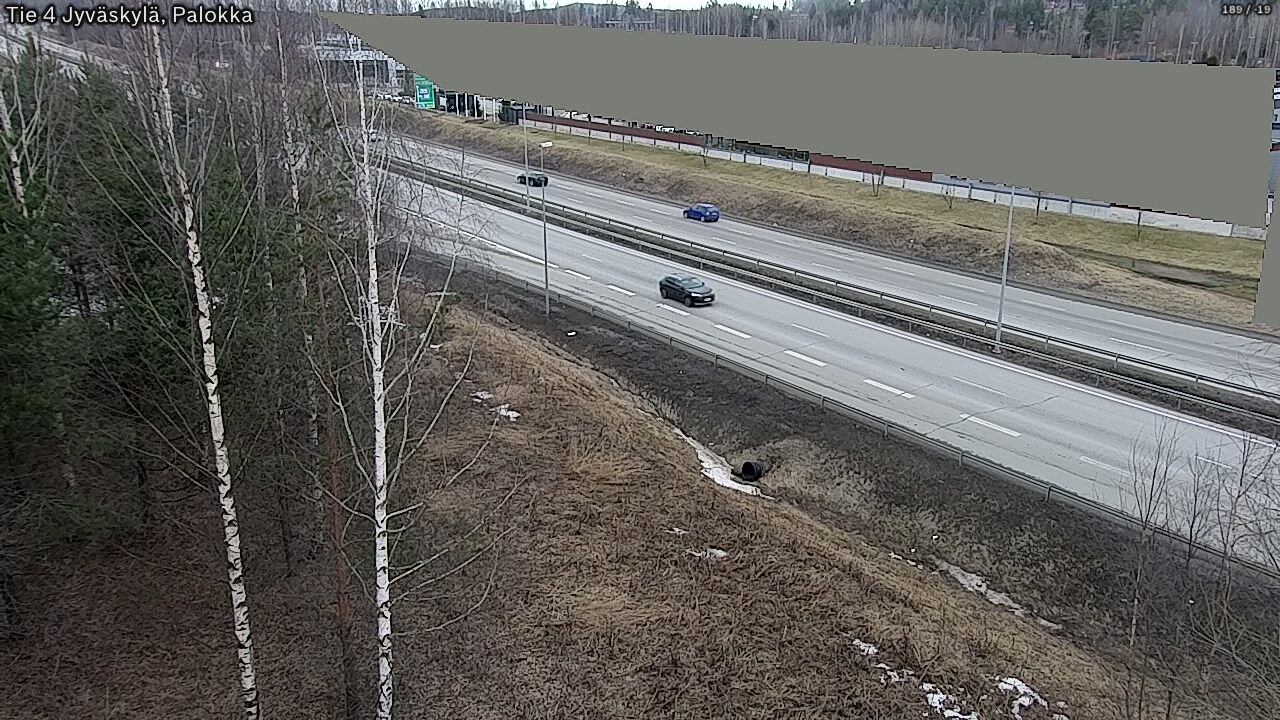 Weather Camera Image Väg 4 Jyväskylä, Palokka, Jyväskylä, Keski-Suomi