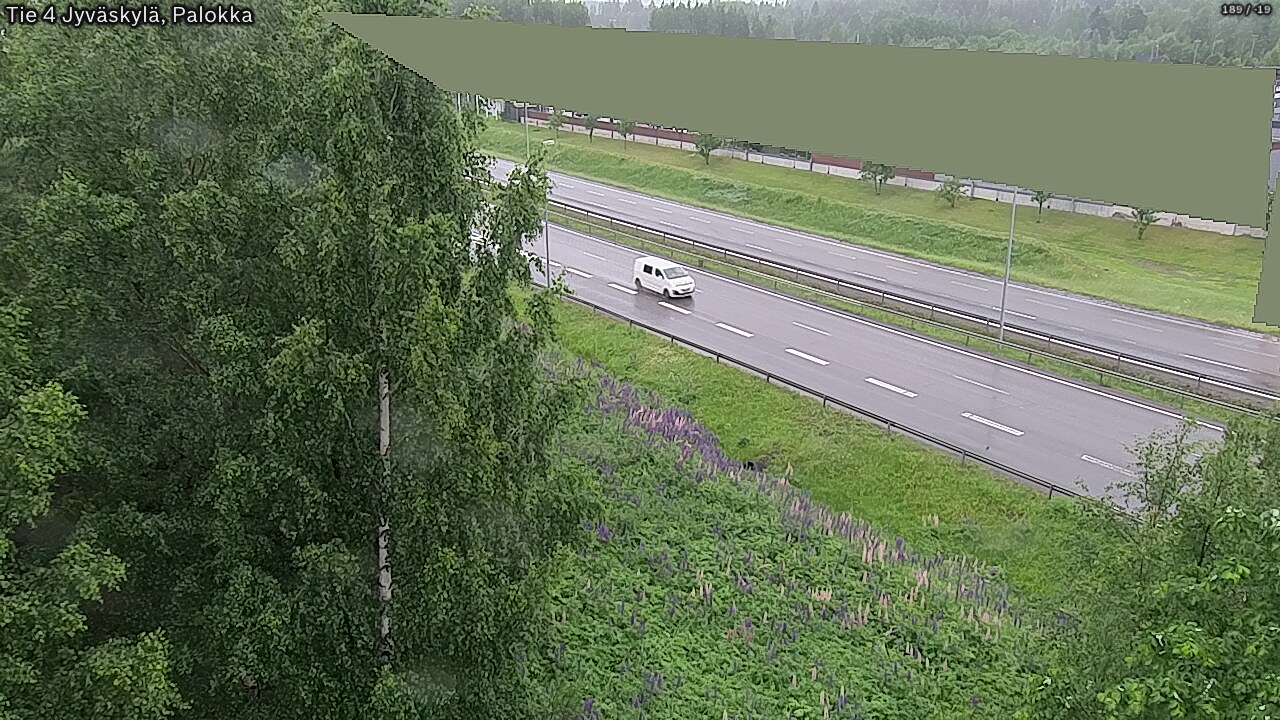 Weather Camera Image Väg 4 Jyväskylä, Palokka, Jyväskylä, Keski-Suomi