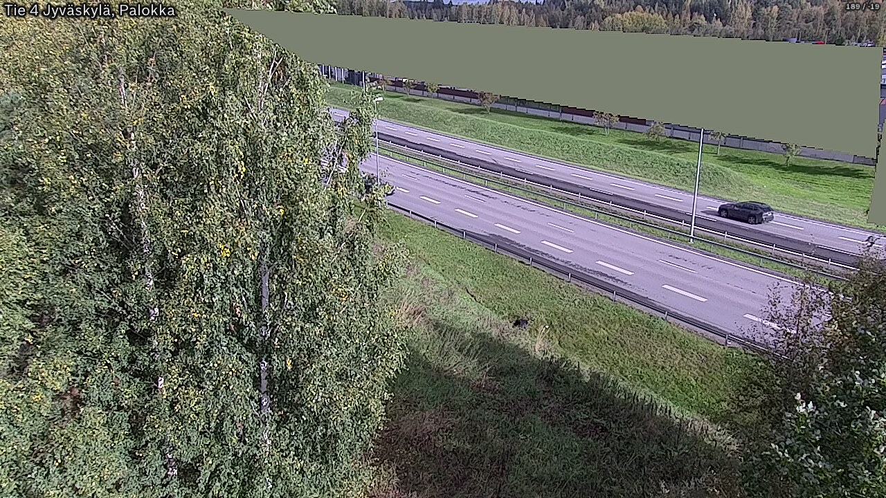 Weather Camera Image Road 4 Jyväskylä, Palokka, Jyväskylä, Keski-Suomi
