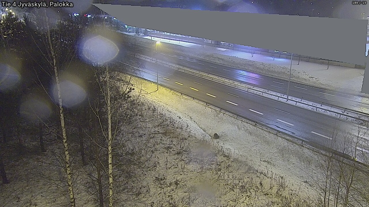 Weather Camera Image Väg 4 Jyväskylä, Palokka, Jyväskylä, Keski-Suomi