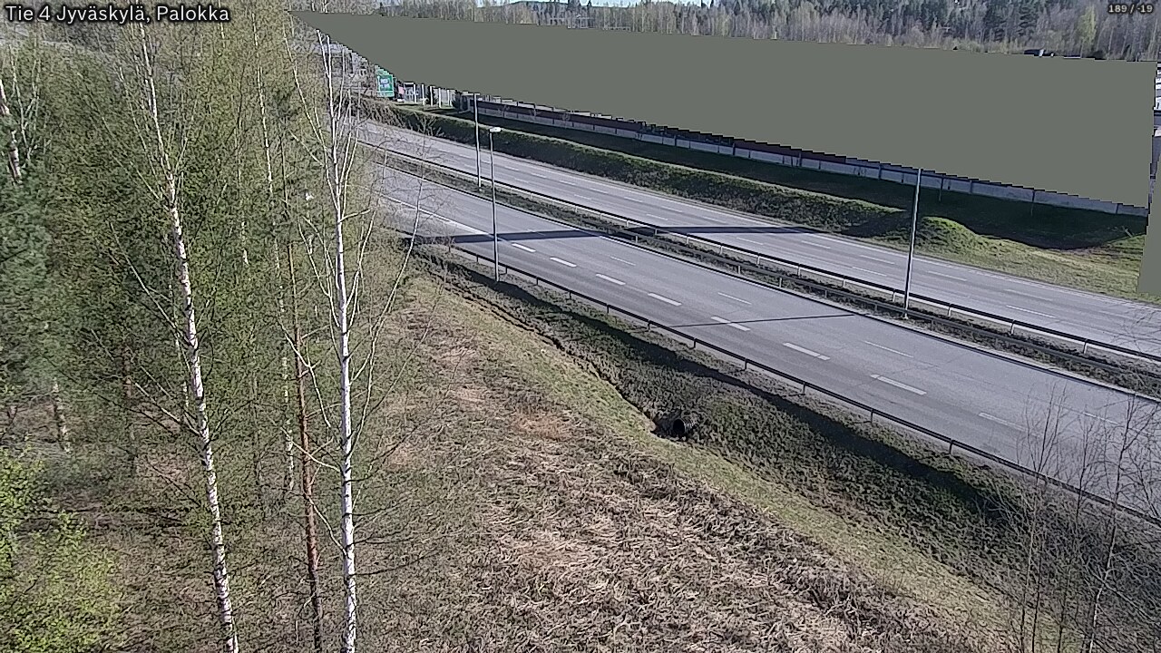 Weather Camera Image Road 4 Jyväskylä, Palokka, Jyväskylä, Keski-Suomi