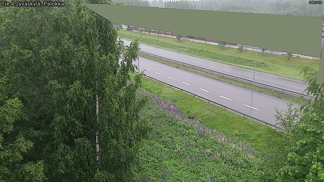 Weather Camera Image Väg 4 Jyväskylä, Palokka, Jyväskylä, Keski-Suomi