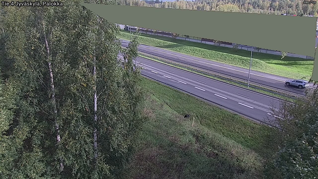 Weather Camera Image Road 4 Jyväskylä, Palokka, Jyväskylä, Keski-Suomi
