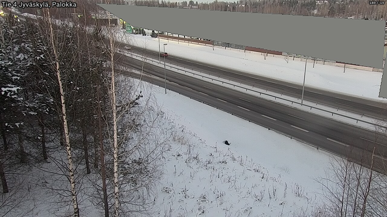 Weather Camera Image Road 4 Jyväskylä, Palokka, Jyväskylä, Keski-Suomi