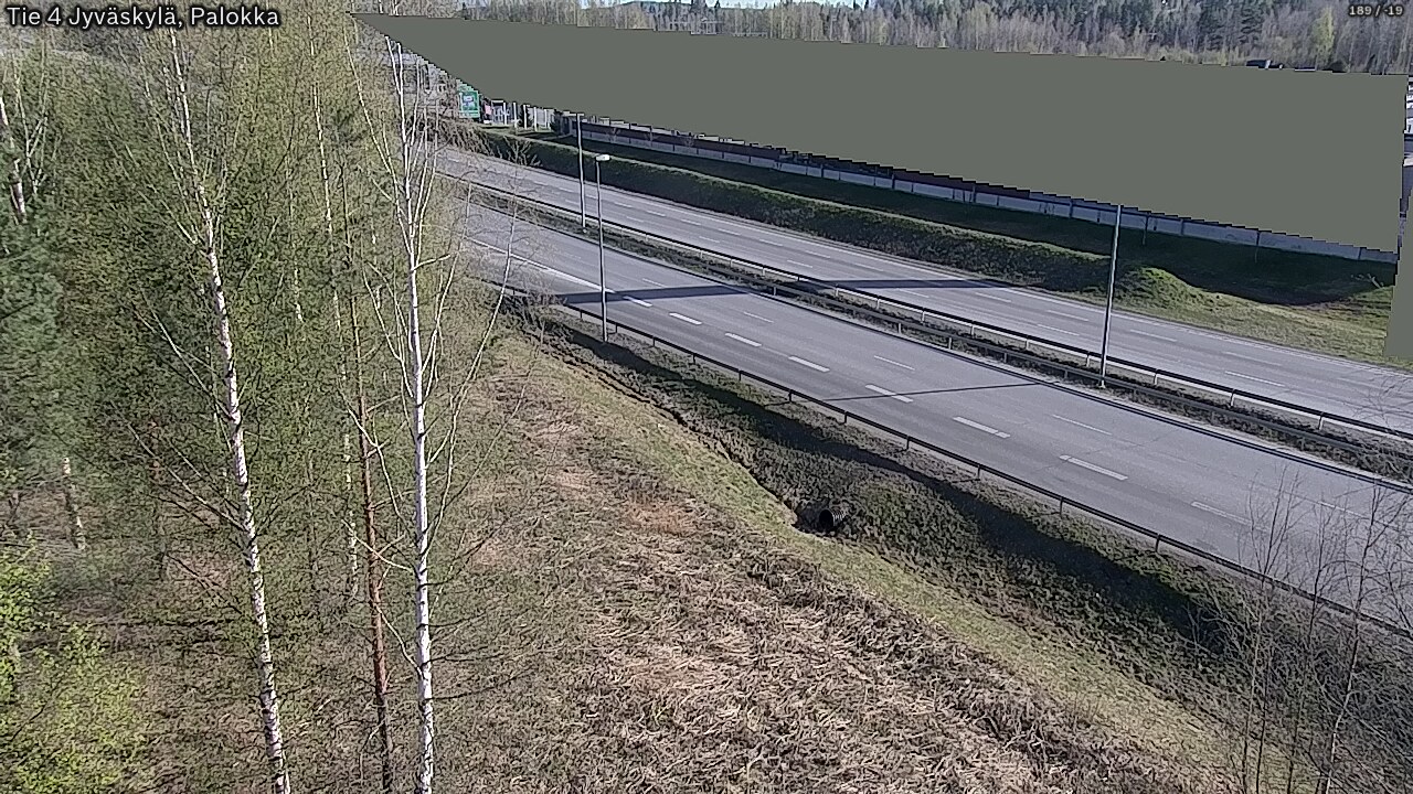 Weather Camera Image Road 4 Jyväskylä, Palokka, Jyväskylä, Keski-Suomi