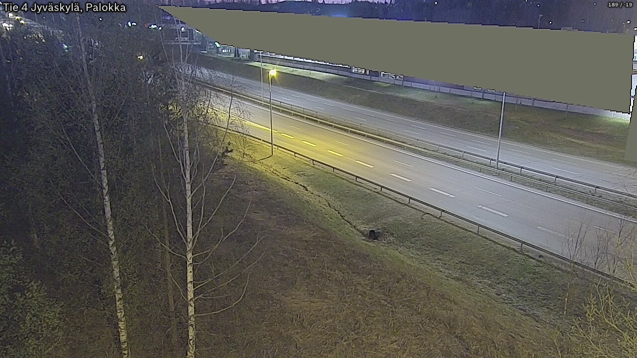 Weather Camera Image Väg 4 Jyväskylä, Palokka, Jyväskylä, Keski-Suomi