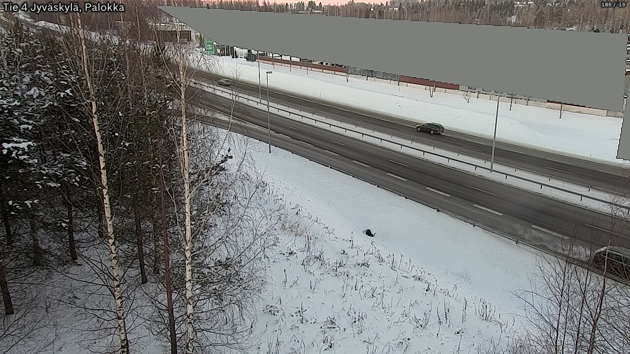 Weather Camera Image Väg 4 Jyväskylä, Palokka, Jyväskylä, Keski-Suomi