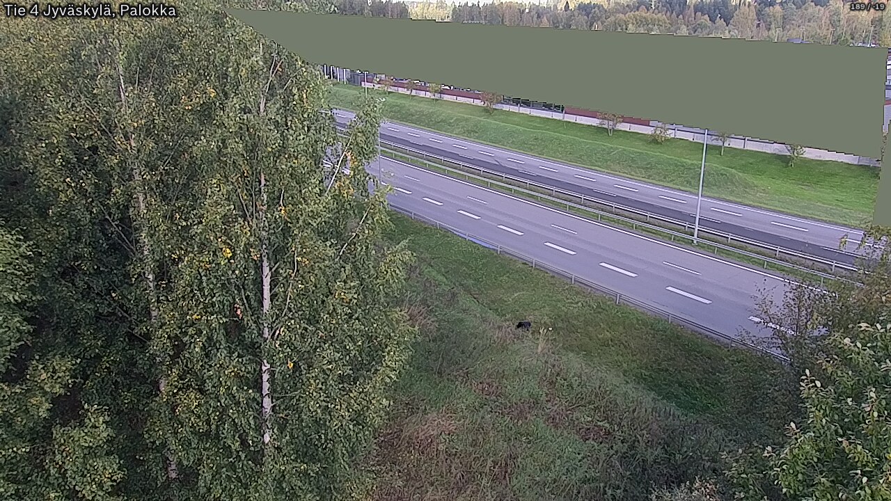 Weather Camera Image Road 4 Jyväskylä, Palokka, Jyväskylä, Keski-Suomi