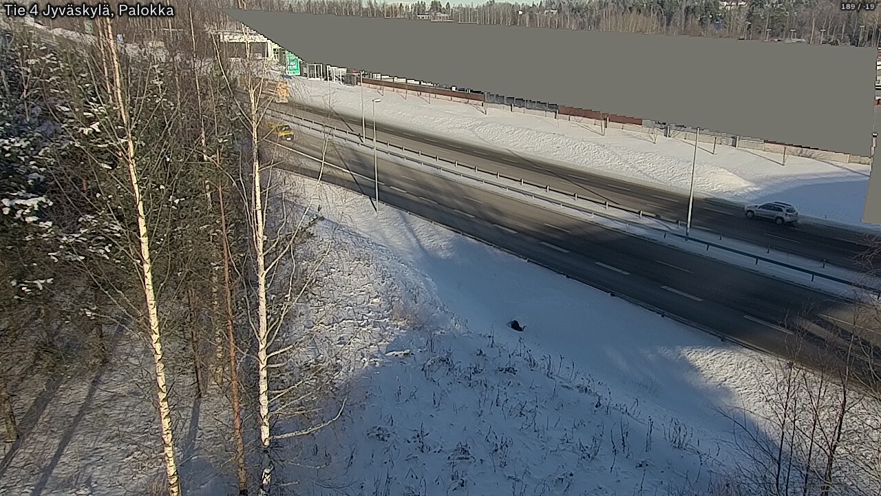 Weather Camera Image Väg 4 Jyväskylä, Palokka, Jyväskylä, Keski-Suomi