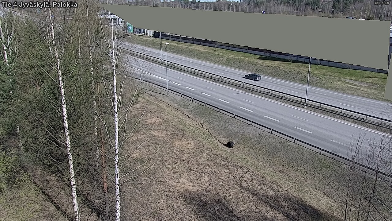 Weather Camera Image Väg 4 Jyväskylä, Palokka, Jyväskylä, Keski-Suomi