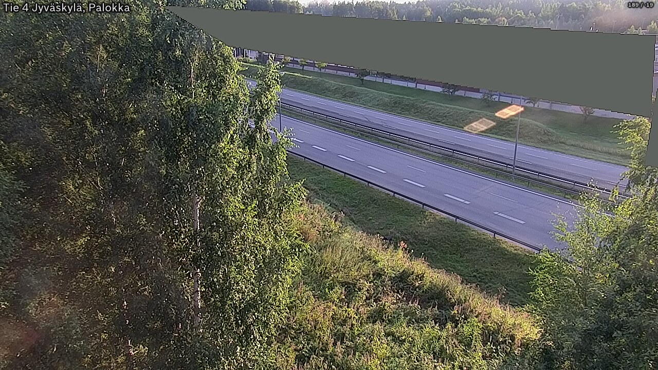 Weather Camera Image Road 4 Jyväskylä, Palokka, Jyväskylä, Keski-Suomi