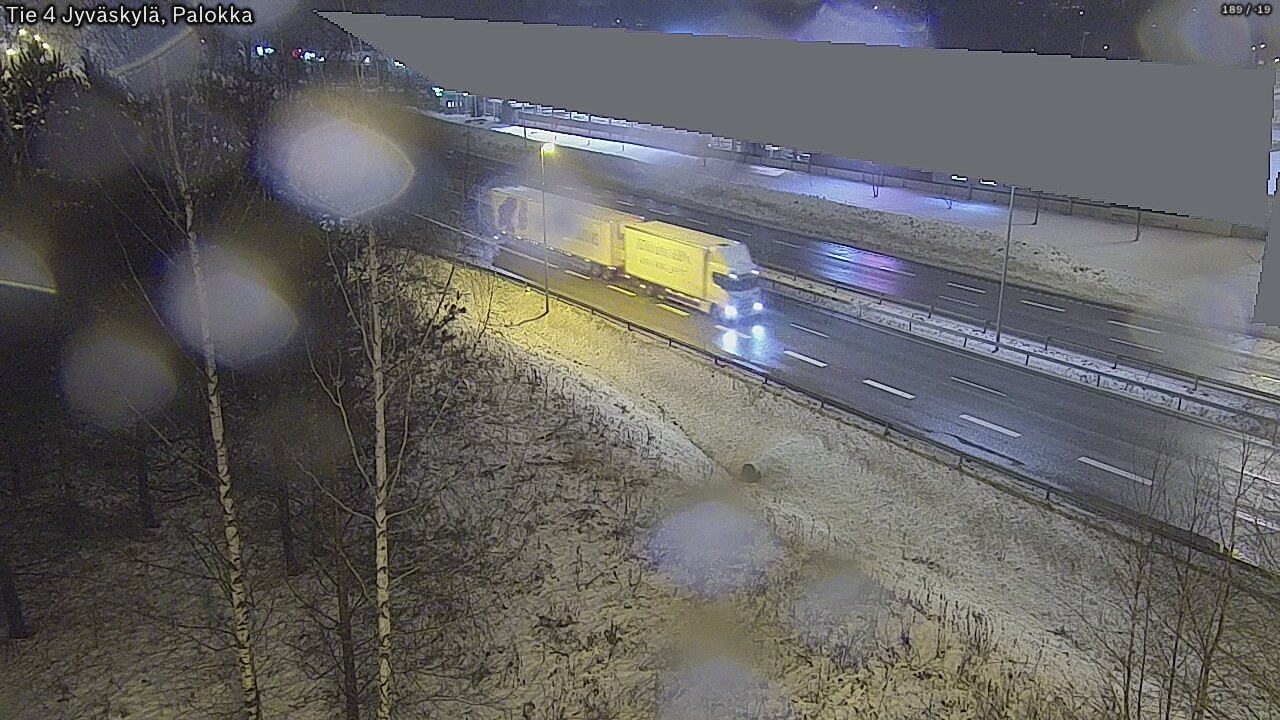 Weather Camera Image Väg 4 Jyväskylä, Palokka, Jyväskylä, Keski-Suomi